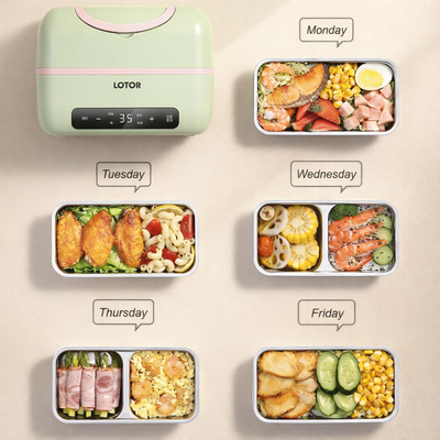 Lotor Portable Electric Heated Lunch Box